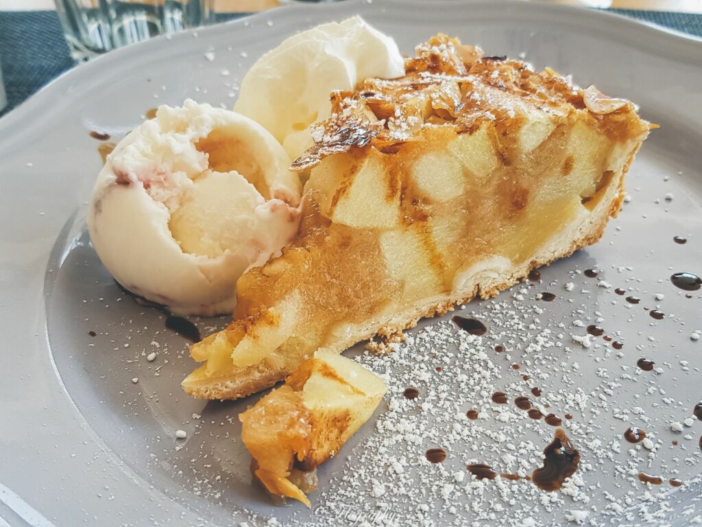 tarte aux pommes du restaurant Gusto à Lanzarote