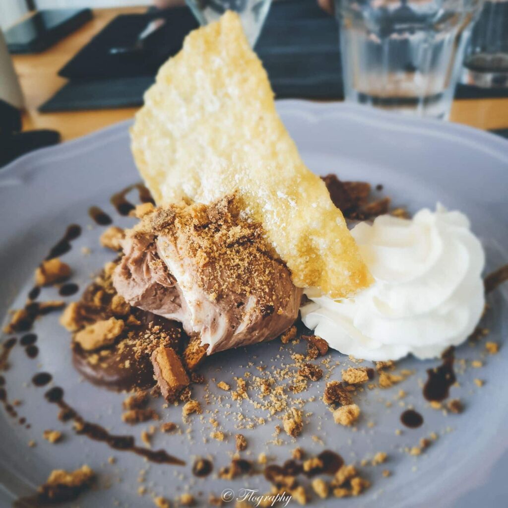 gâteau au chocolat au restaurant Gusto à Lanzarote