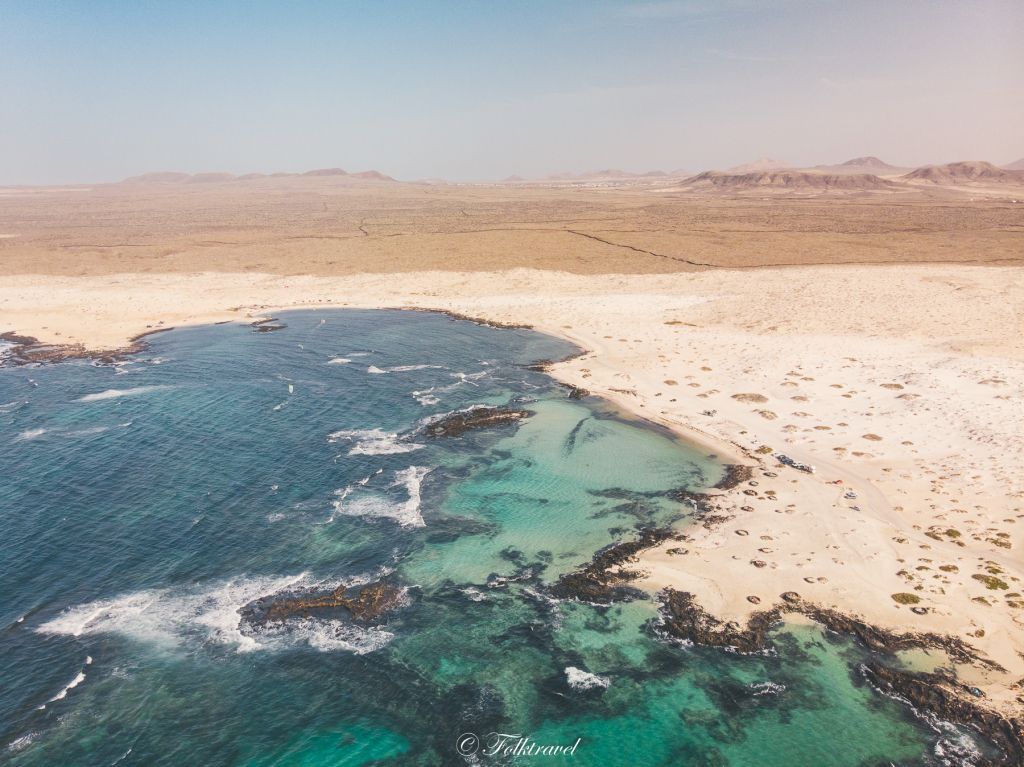 Caleta Marrajo fuerteventura drone