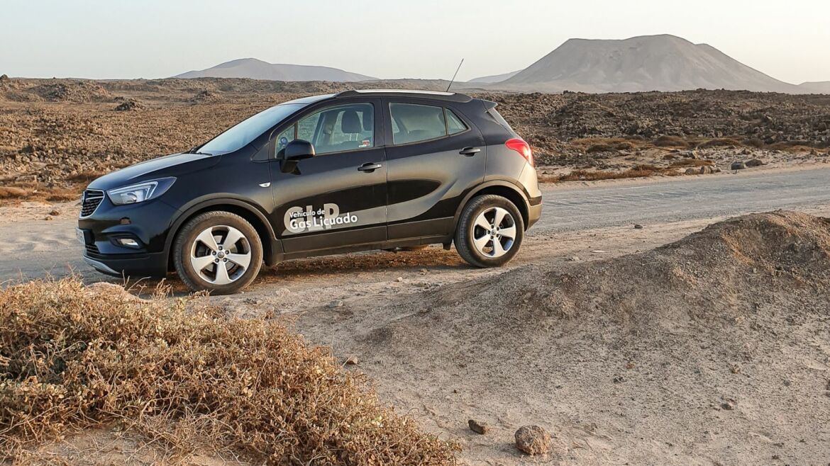 notre voiture de location aux Canaries Lanzarote