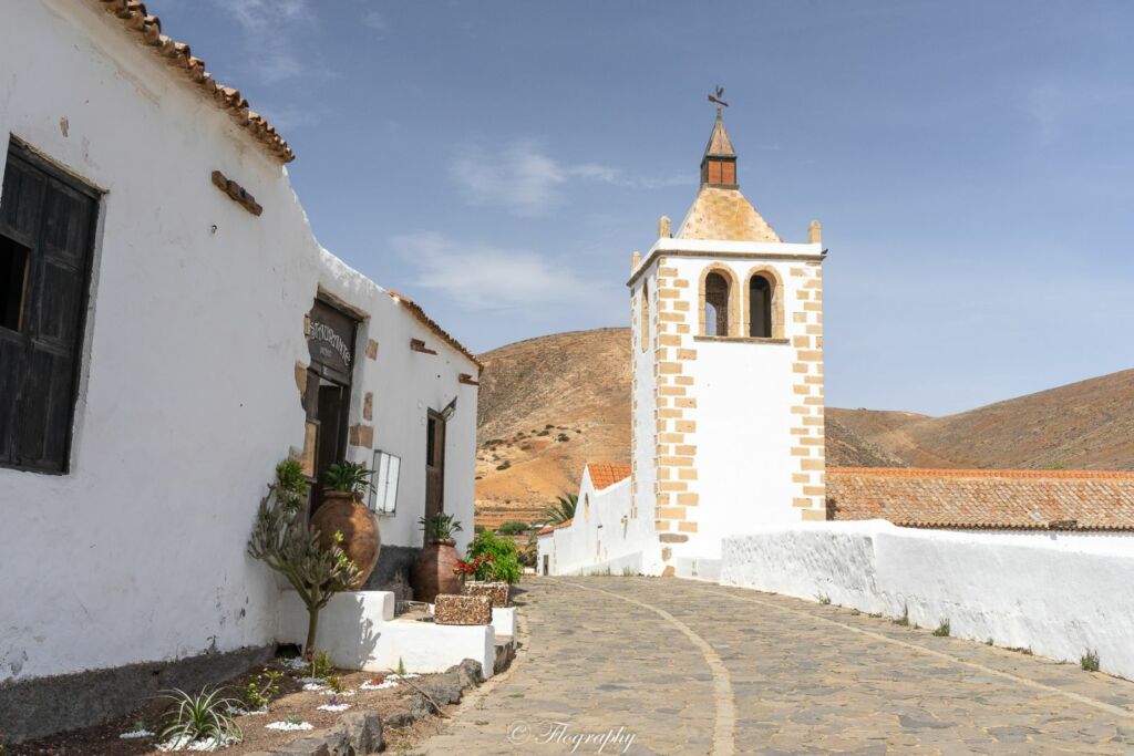 clocher d'église à Betancuria Fuerteventura