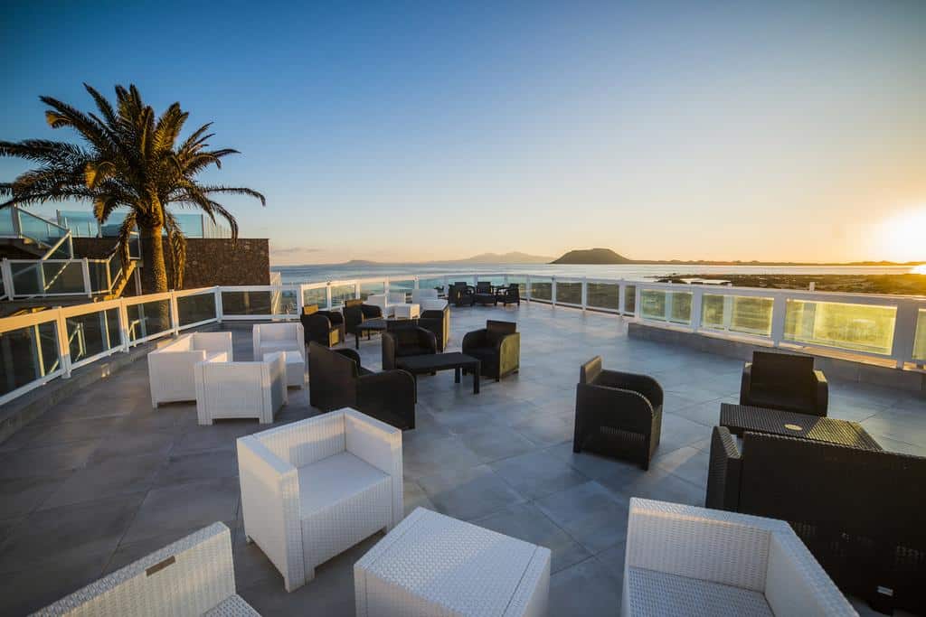 terrasse rooftop de l'Hôtel Boutique TAO Caleta Mar Corralejo