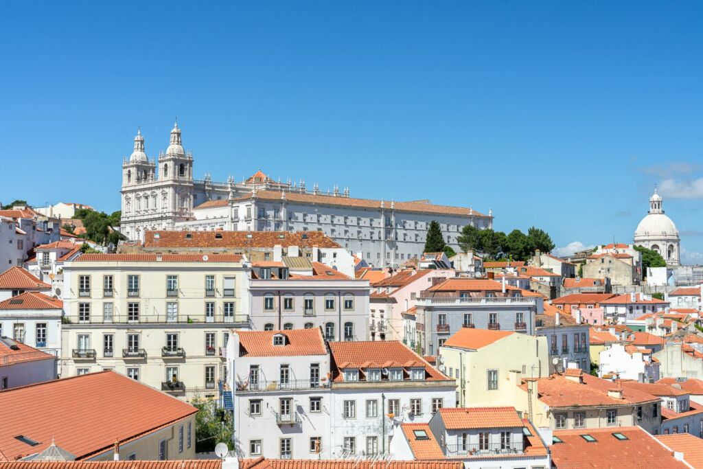 Miradouro de santa Luzia Lisbonne