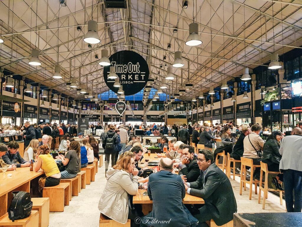 Restaurant de Time out market à Lisbonne