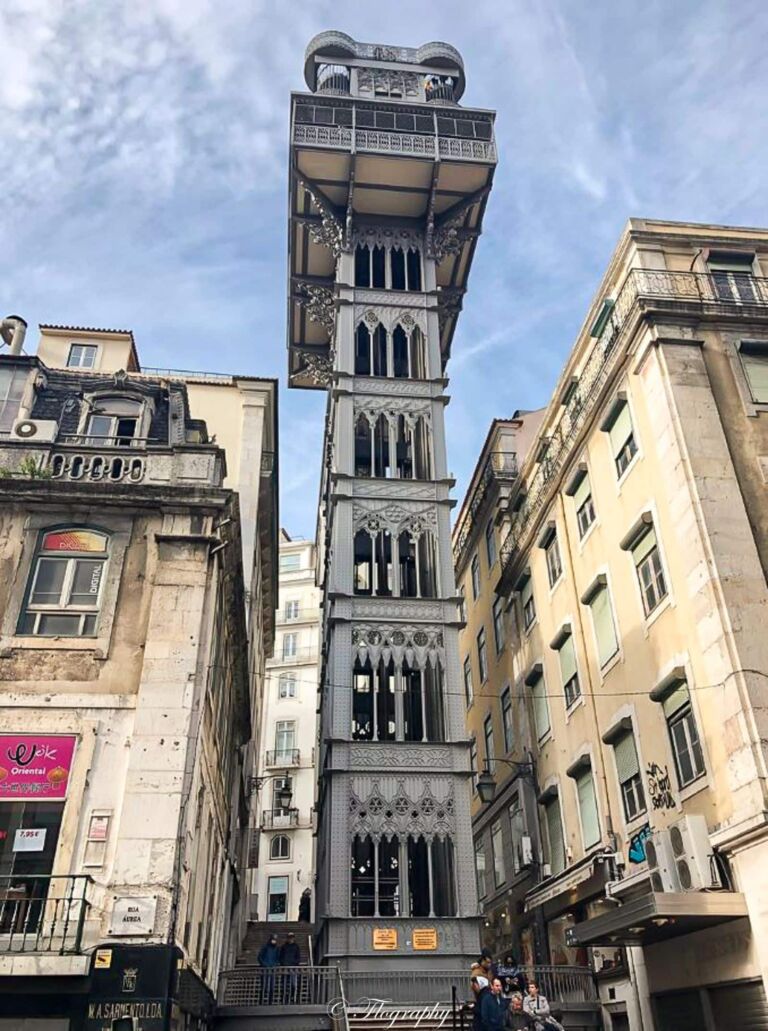 élévateur de Santa Justa à Lisbonne