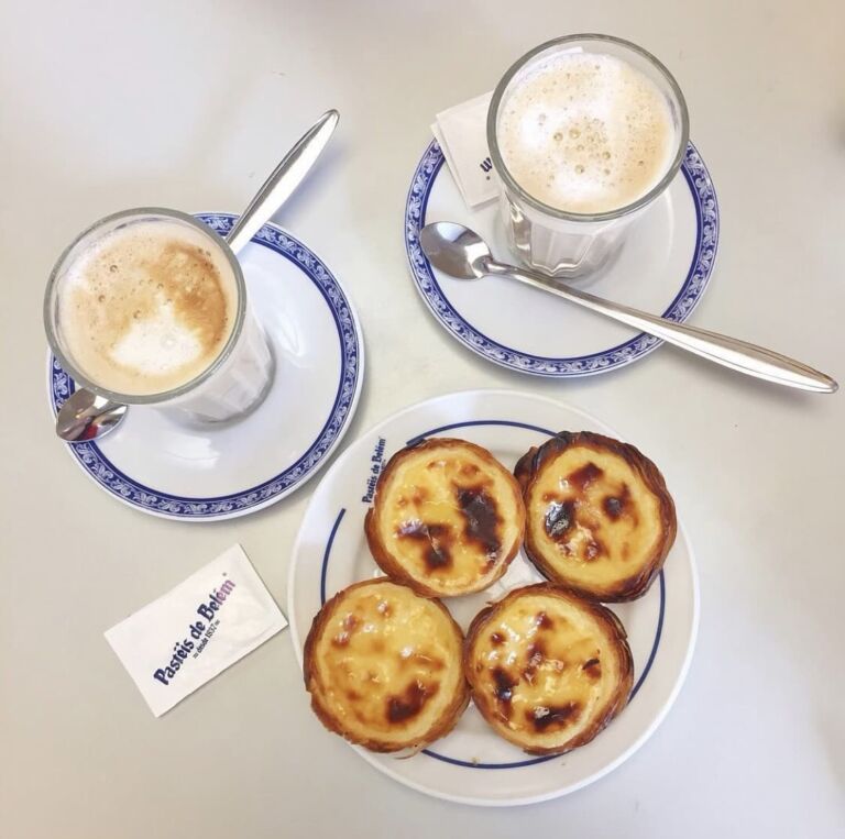 pâtisserie Pasteis de nata dans le quartier Belém à Lisbonne