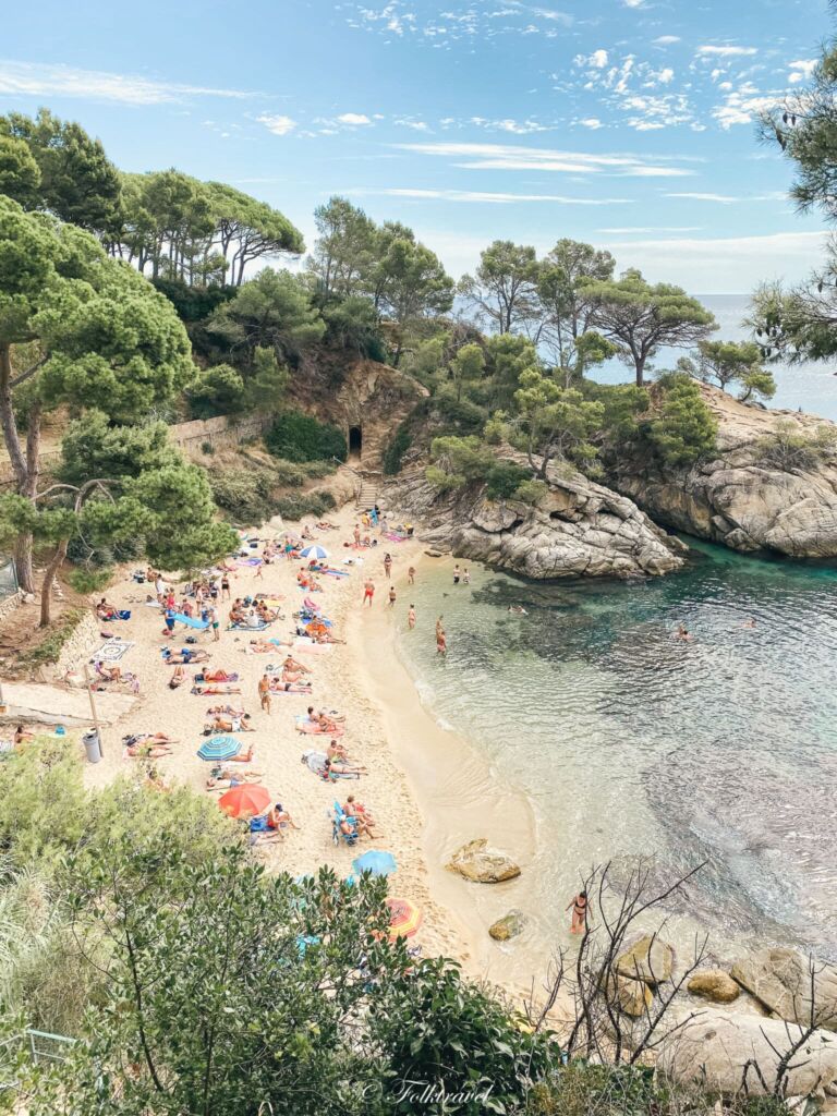 Castell-Platja d'Aro petite plage crique catalogne espagne