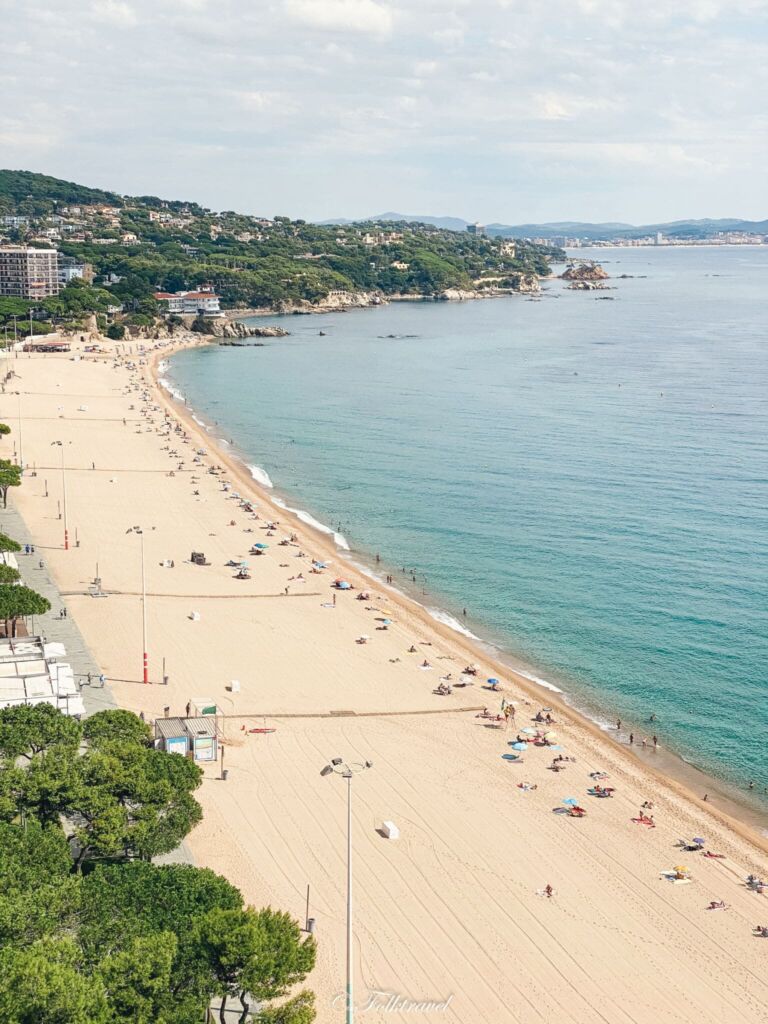 Plage principale de Castell-Platja d'Aro espagne