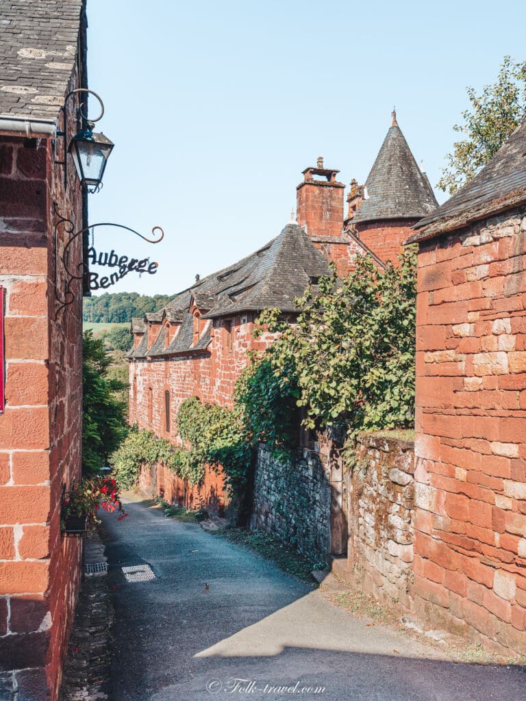 Street of Collonges la rouge