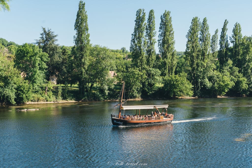 gabare la roque gageac sur la Dordogne