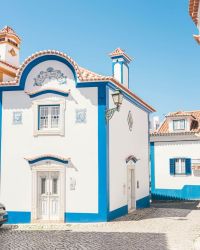 Maison-bleu et-blanche-Ericeira chambre d'hôtes location de vacances