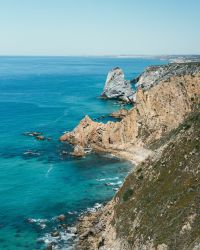 Vue sur Cabo da Roca au Portugal