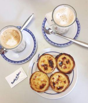 pâtisserie Pasteis de nata dans le quartier Belém à Lisbonne