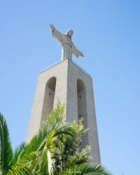 Le monument Cristo Rei à Lisbonne