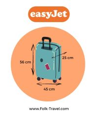valise cabine easyJet pour voyage en avion